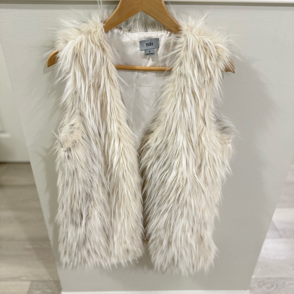 Faux fur vest